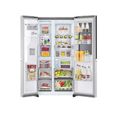 LG GC-X257CSES Side-By-Side Fridge Smart Inverter WiFi N635L Noble Silver | TBM Online