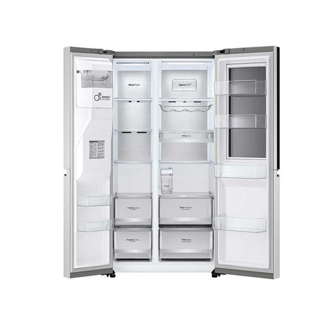 LG GC-X257CSES Side-By-Side Fridge Smart Inverter WiFi N635L Noble Silver | TBM Online