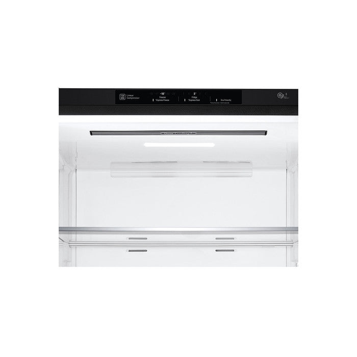 LG GC-B529NQCM 2 Doors Fridge 420L Trimless Tempered Glass Shelf Matte Black | TBM Online