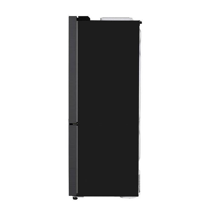 LG GC-B529NQCM 2 Doors Fridge 420L Trimless Tempered Glass Shelf Matte Black | TBM Online