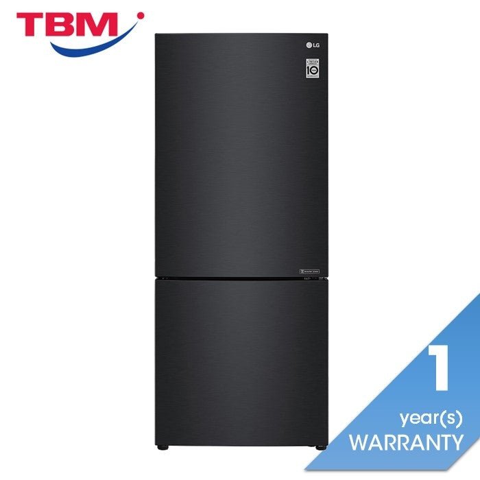 LG GC-B529NQCM 2 Doors Fridge 420L Trimless Tempered Glass Shelf Matte Black | TBM Online