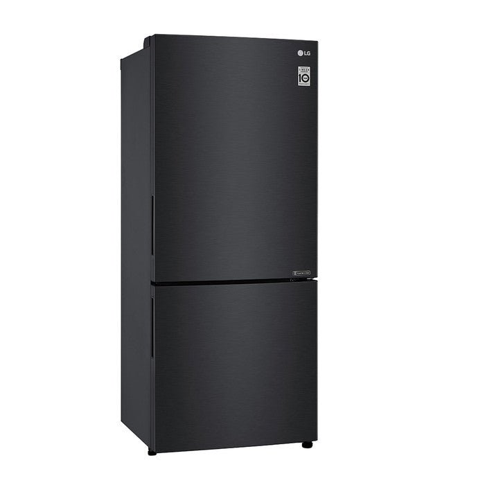 LG GC-B529NQCM 2 Doors Fridge 420L Trimless Tempered Glass Shelf Matte Black | TBM Online