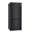 LG GC-B529NQCM 2 Doors Fridge 420L Trimless Tempered Glass Shelf Matte Black | TBM Online