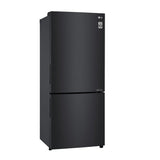 LG GC-B529NQCM 2 Doors Fridge 420L Trimless Tempered Glass Shelf Matte Black | TBM Online