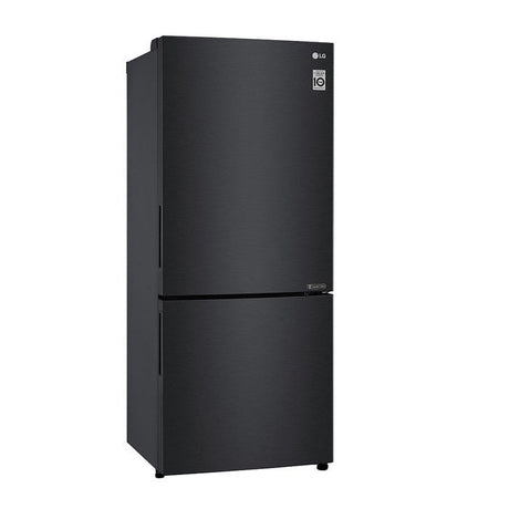 LG GC-B529NQCM 2 Doors Fridge 420L Trimless Tempered Glass Shelf Matte Black | TBM Online