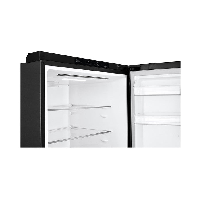 LG GC-B529NQCM 2 Doors Fridge 420L Trimless Tempered Glass Shelf Matte Black | TBM Online