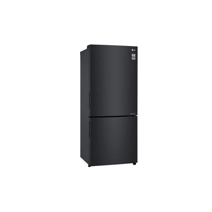 LG GC-B529NQCZ Fridge 2 Doors G454L Bottom Freezer With Inverter Lineir Compressor And Door Cooling Matte Black | TBM Online
