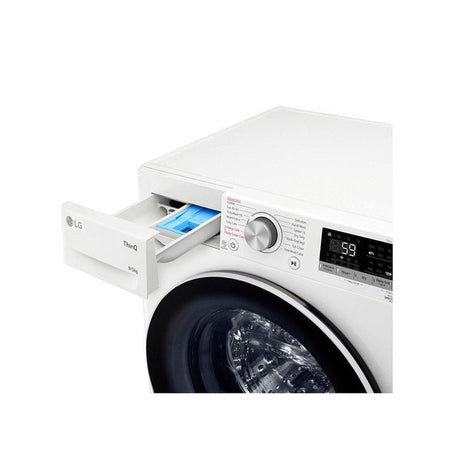 LG FV1209D4W Front Load Washer 9.0 kg Dryer With AI Direct Drive & Steam 5.0 kg | TBM Online