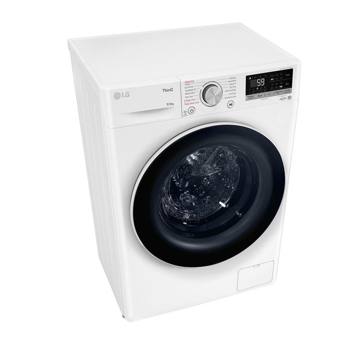 LG FV1209D4W Front Load Washer 9.0 kg Dryer With AI Direct Drive & Steam 5.0 kg | TBM Online