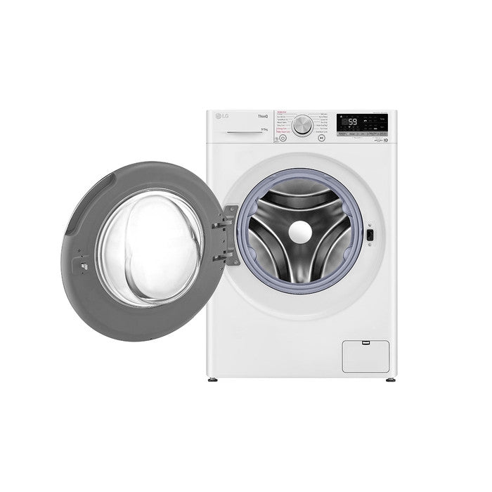 LG FV1209D4W Front Load Washer 9.0 kg Dryer With AI Direct Drive & Steam 5.0 kg | TBM Online