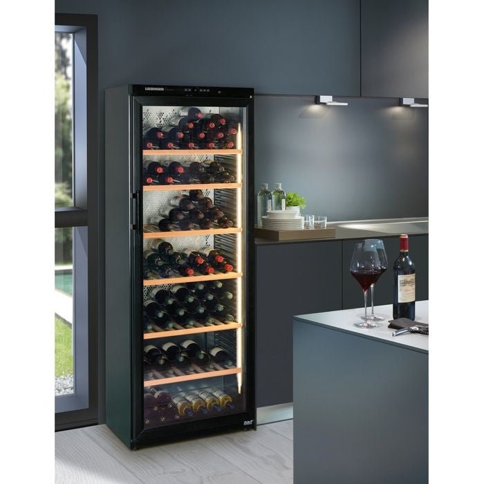 Liebherr WKB4612 Barrique Wine Chiller Glass Door 195 Bottles | TBM Online