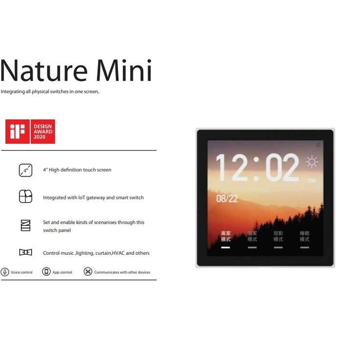 Lifesmart LS228GR Nature Pad Mini Main Control Panel Coverage 600 Sqft | TBM Online