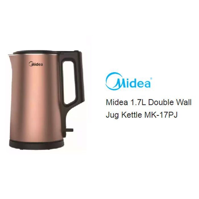 Midea MK-17PJ Jug Kettle Double Wall 1.7L | TBM - Your Neighbourhood Electrical Store