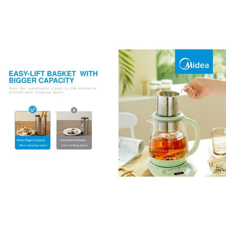 Midea MK-YS01-T Healthy Pot Glass 1.5L | TBM Online