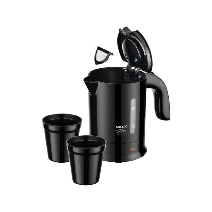 Milux MJK-520T Travel Jug Jettle With Dual Voltage And Twin Cups | TBM Online