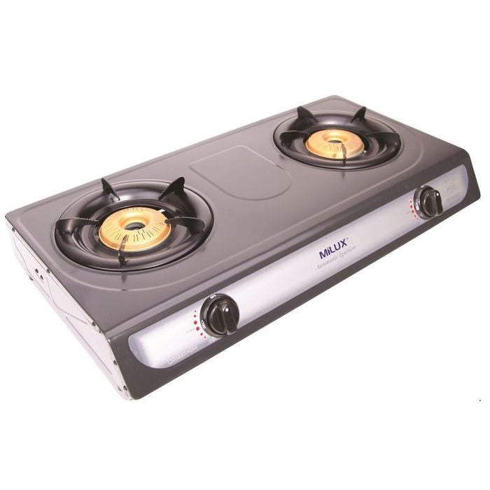 Milux YS-3030 Gas Stove 2 Burners | TBM Online