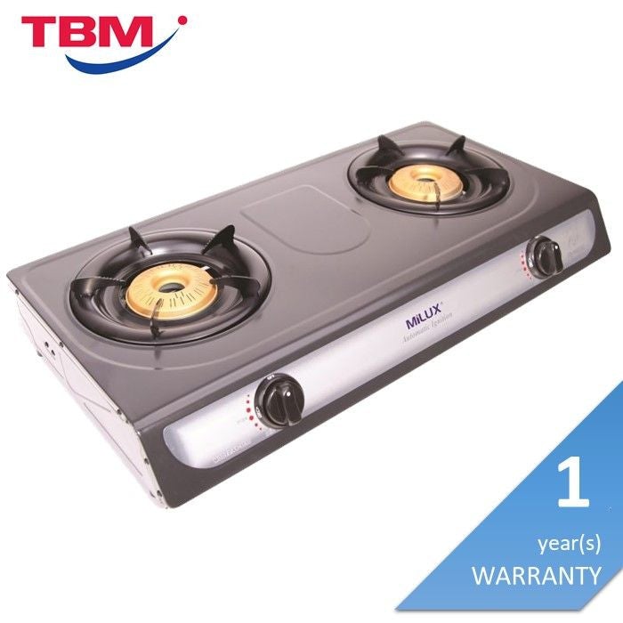 Milux YS-3030 Gas Stove 2 Burners | TBM Online