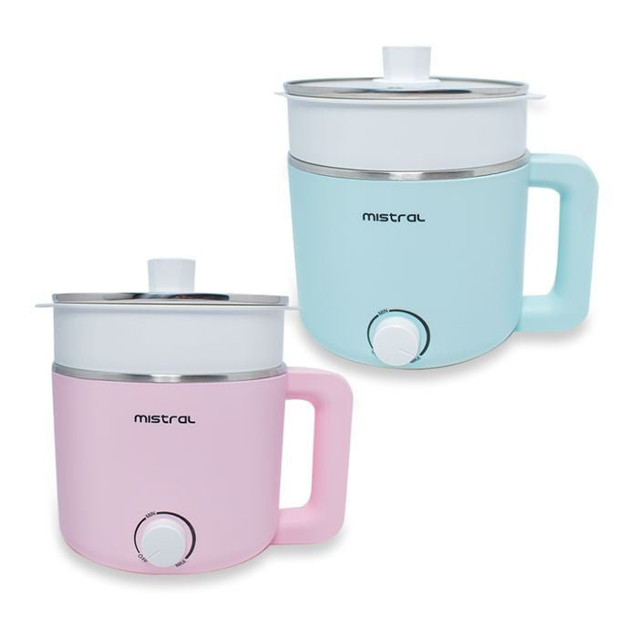 Mistral MEC3015 PINK Multi Pot With Steam Tray 1.5L | TBM - Your Neighbourhood Electrical Store