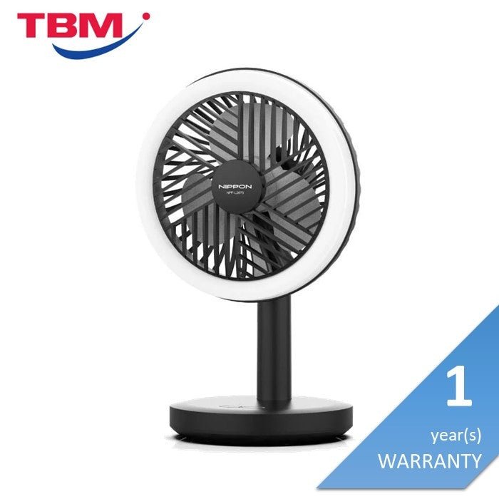 Nippon NPF-L2875 Rechargeable Portable Fan With LED Light | TBM Online
