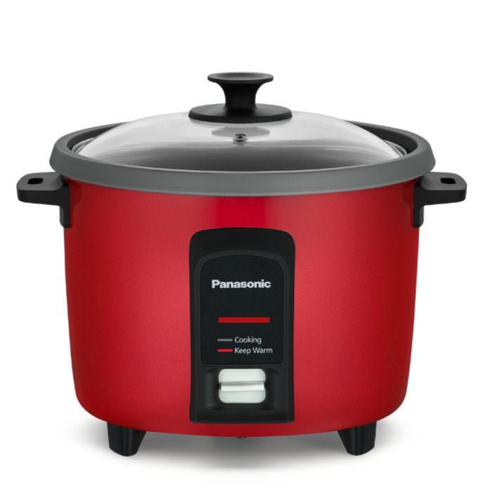 Panasonic SR-Y18FGRSKN Conventional Rice Cooker 1.8L Non-Stick Red | TBM Online