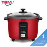 Panasonic SR-Y18FGRSKN Conventional Rice Cooker 1.8L Non-Stick Red | TBM Online