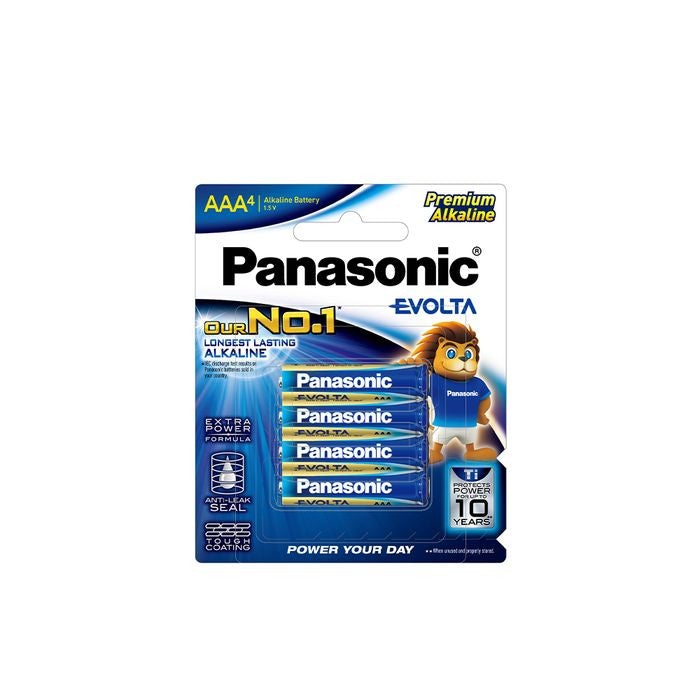 Panasonic LR03EG/4B1F Batt AAA-Size Alkaline 4PCS Pack | TBM - Your Neighbourhood Electrical Store