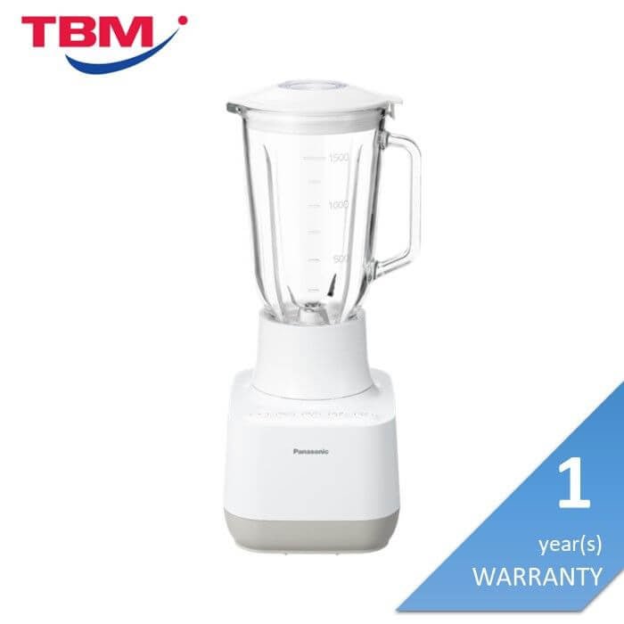 Panasonic MX-MG53C1CSK Blender 700W Glass Jug Wet & Dry Mil White & Beige | TBM Online