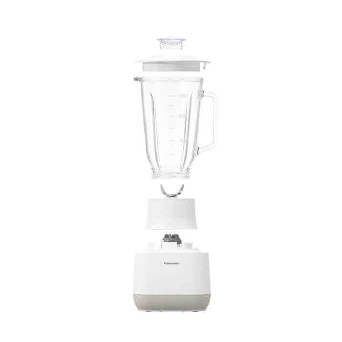Panasonic MX-MG53C1CSK Blender 700W Glass Jug Wet & Dry Mil White & Beige | TBM Online