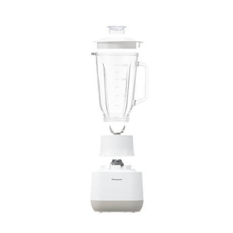Panasonic MX-MG53C1CSK Blender 700W Glass Jug Wet & Dry Mil White & Beige | TBM Online