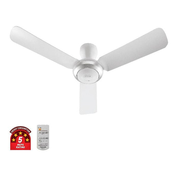 Panasonic F-M12DEVBWH Ceiling Fan 48'' Baby Fan Hook Type With Remote White | TBM Online