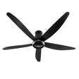 Panasonic F-M15MEVBKQH Ceiling Fan 60" NANOE X DC Motor Econavi Short Pipe Black | TBM Online