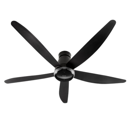 Panasonic F-M15MEVBKQH Ceiling Fan 60" NANOE X DC Motor Econavi Short Pipe Black | TBM Online