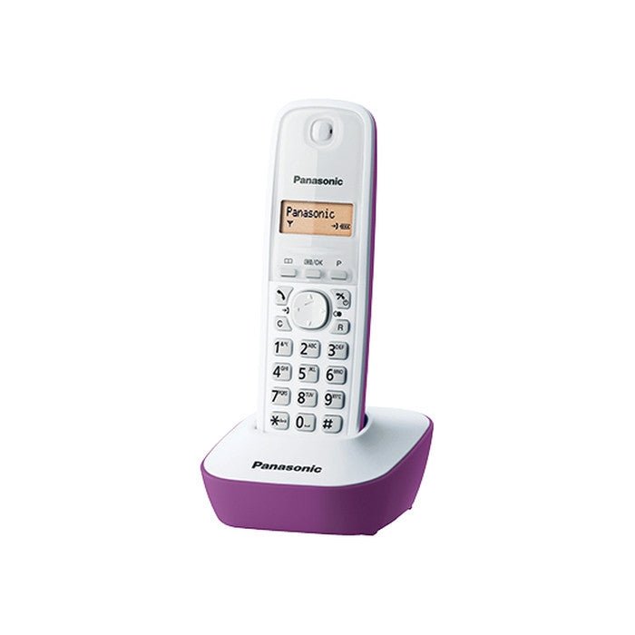 Panasonic KX-TG1611MLF Cordless Phone Basic Dect Non Expandable Purple | TBM Online