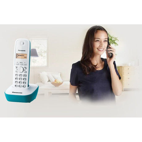 Panasonic KX-TG1611MLR Cordless Phone Basic Dect Non Expandable Red | TBM Online