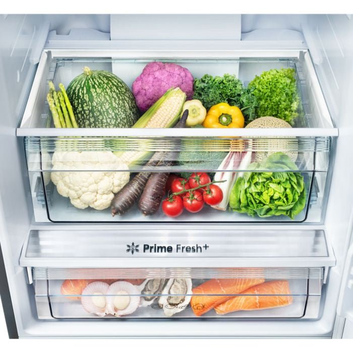 Panasonic NR-BX421BPSM Fridge 2 Doors G422L Econavi Inverter Glossy Silver Prime Fresh+ | TBM Online