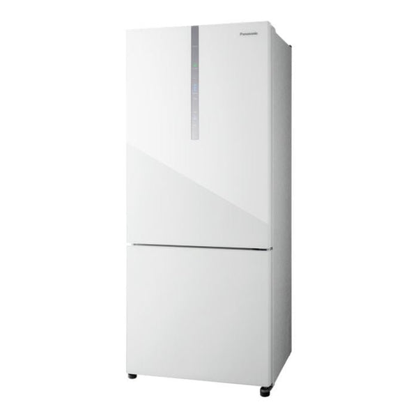 Panasonic NR-BX421WGWM Fridge 2 Doors G422L Econavi Inverter BlueAG Prime Fresh+ Glass White | TBM Online