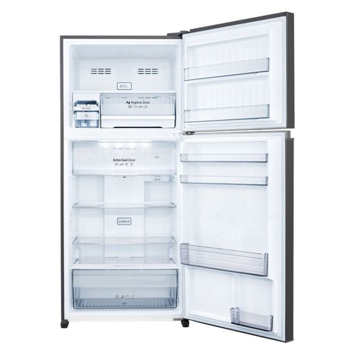 Panasonic NR-TZ601BPKM Fridge 2 Doors G601L Inverter Top Freezer Glossy Look Black | TBM Online