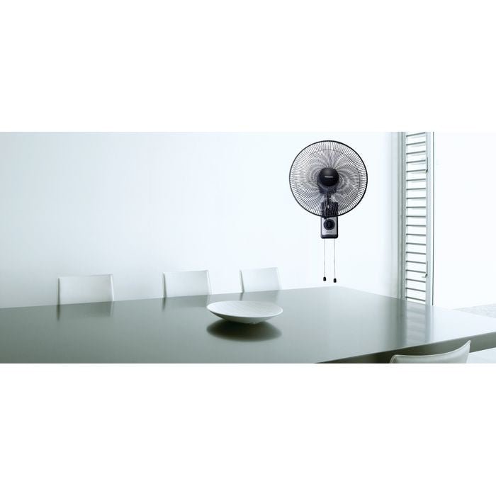 Panasonic F-MU405 Wall Fan 16" 5 Blades Dark Grey | TBM - Your Neighbourhood Electrical Store