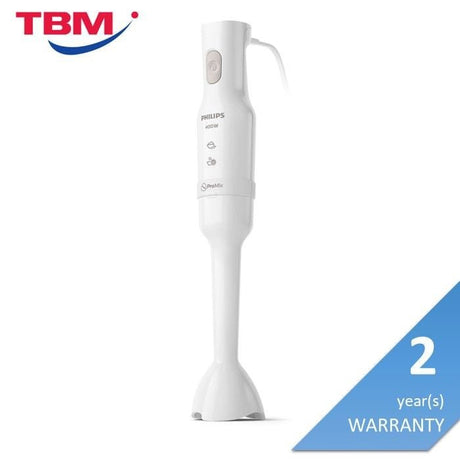 Philips HR2520/01 Hand Blender Daily Collection 550W Promix Plastic Bar 0.5L Beaker + Chopper + Whisk | TBM Online