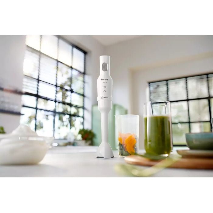 Philips HR2520/01 Hand Blender Daily Collection 550W Promix Plastic Bar 0.5L Beaker + Chopper + Whisk | TBM Online