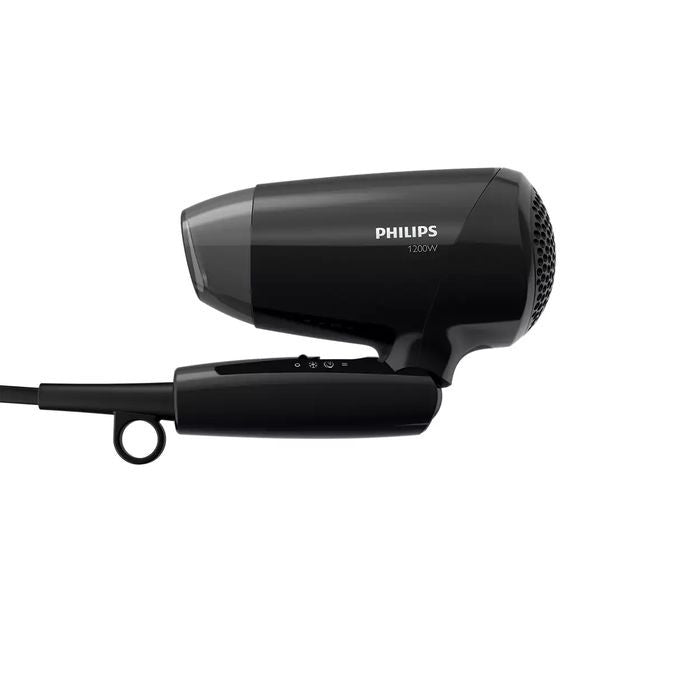 Philips BHC010/13 Hair Dryer Essential Care Compact 1200W (Foldable Black) | TBM Online