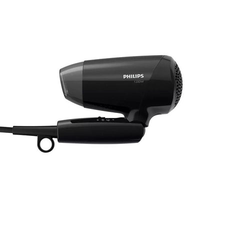 Philips BHC010/13 Hair Dryer Essential Care Compact 1200W (Foldable Black) | TBM Online
