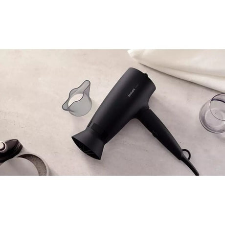 Philips BHD308/13 Hair Dryer 3000 Thermo Protect Foldable 1600W Black | TBM Online