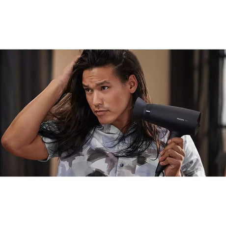 Philips BHD308/13 Hair Dryer 3000 Thermo Protect Foldable 1600W Black | TBM Online