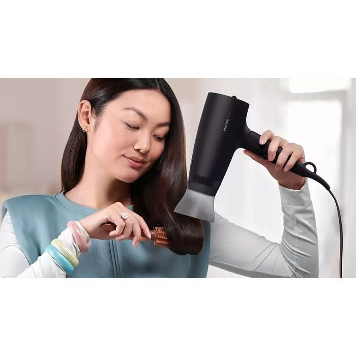 Philips BHD308/13 Hair Dryer 3000 Thermo Protect Foldable 1600W Black | TBM Online