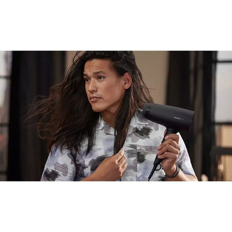 Philips BHD308/13 Hair Dryer 3000 Thermo Protect Foldable 1600W Black | TBM Online