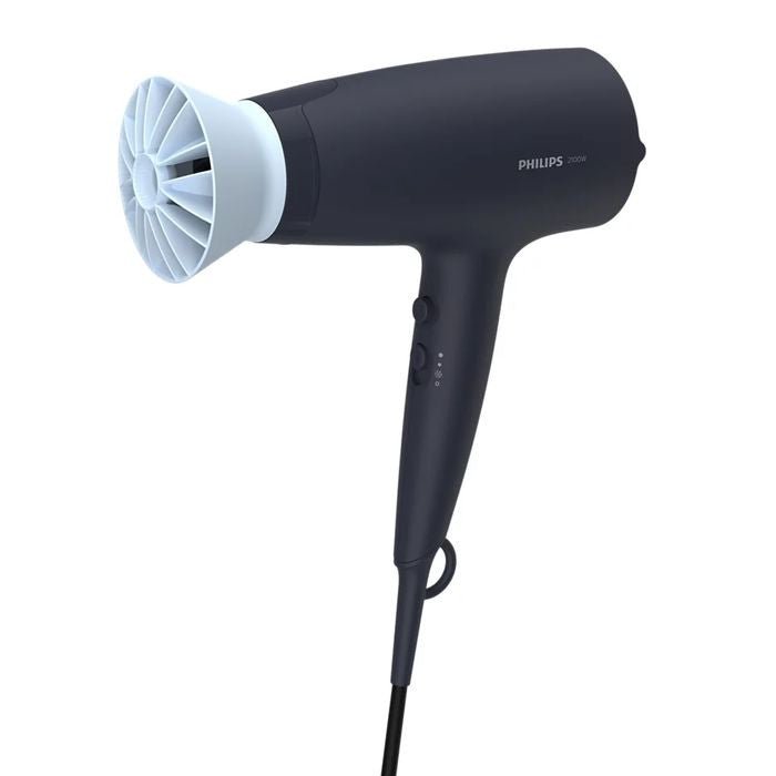 Philips BHD360/23 Hair Dryer Thermo Protect 2100W Navy/BB Blue With Disfusser | TBM - Your Neighbourhood Electrical Store