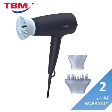 Philips BHD360/23 Hair Dryer Thermo Protect 2100W Navy/BB Blue With Disfusser | TBM Online