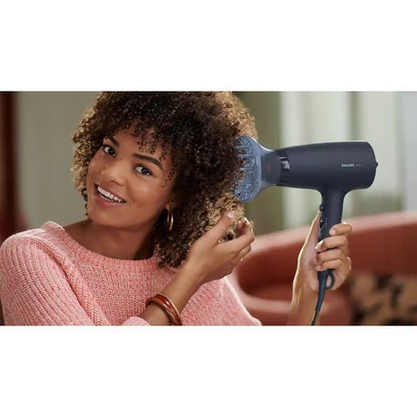 Philips BHD360/23 Hair Dryer Thermo Protect 2100W Navy/BB Blue With Disfusser | TBM Online