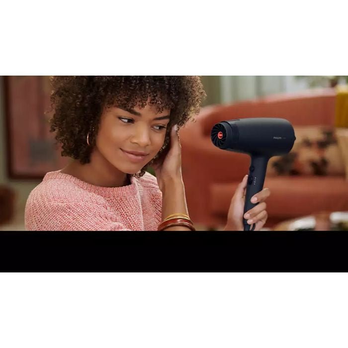 Philips BHD360/23 Hair Dryer Thermo Protect 2100W Navy/BB Blue With Disfusser | TBM Online